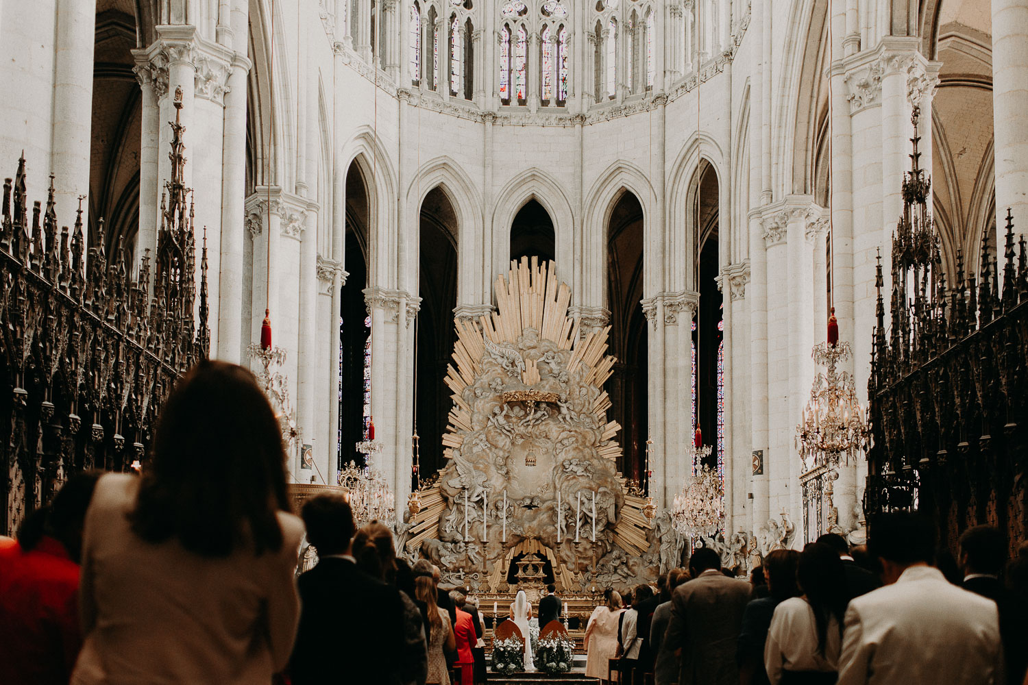 Photographe mariage cathédrale Amiens
